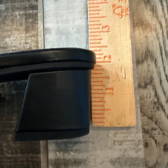 Splendid Lunelli Mule Size 9.5 Black Ribbed Knit Casual 2" Block Heel Shoe - Picture 10 of 10